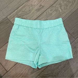 J.Crew Jacquard Cotton Pull On Shorts with Pockets Elastic Waist